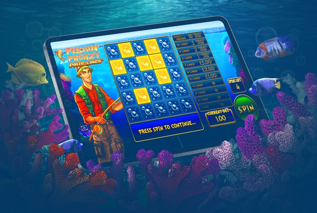 Fishin' Frenzy Prize Lines gameplay